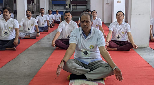 Celebrating International Day of Yoga